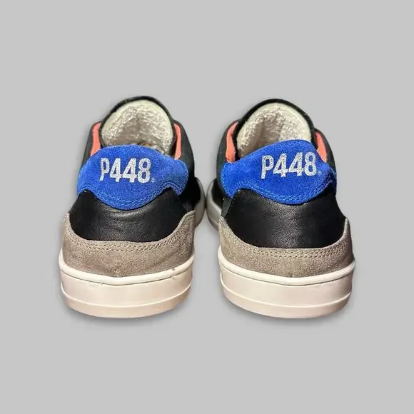 P448 John Suede Leather Low Top Sneakers - Men’s Size 9 (EU 42) P448 John Low Top Sneakers Leather Python Blue Unisex EU 42  main image 3